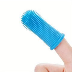Silicone Fingertip Pet Toothbrush for Dog & Cat