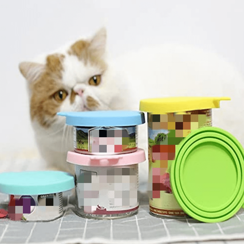 Silicone Pet Food Can Covers - 3 Pack