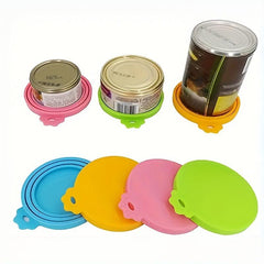 3pcs Reusable Food Storage Tin Cover Pet Food Can Lids