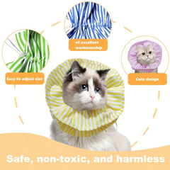 Adjustable Pet Cone Collar For Cats After Surgery