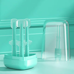 3pcs Silicone Toothbrush Set for Dogs Cats Dental Care