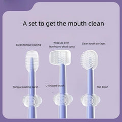 Kitten Pet Silicone Toothbrush Cat Brushing Dog Toothpaste