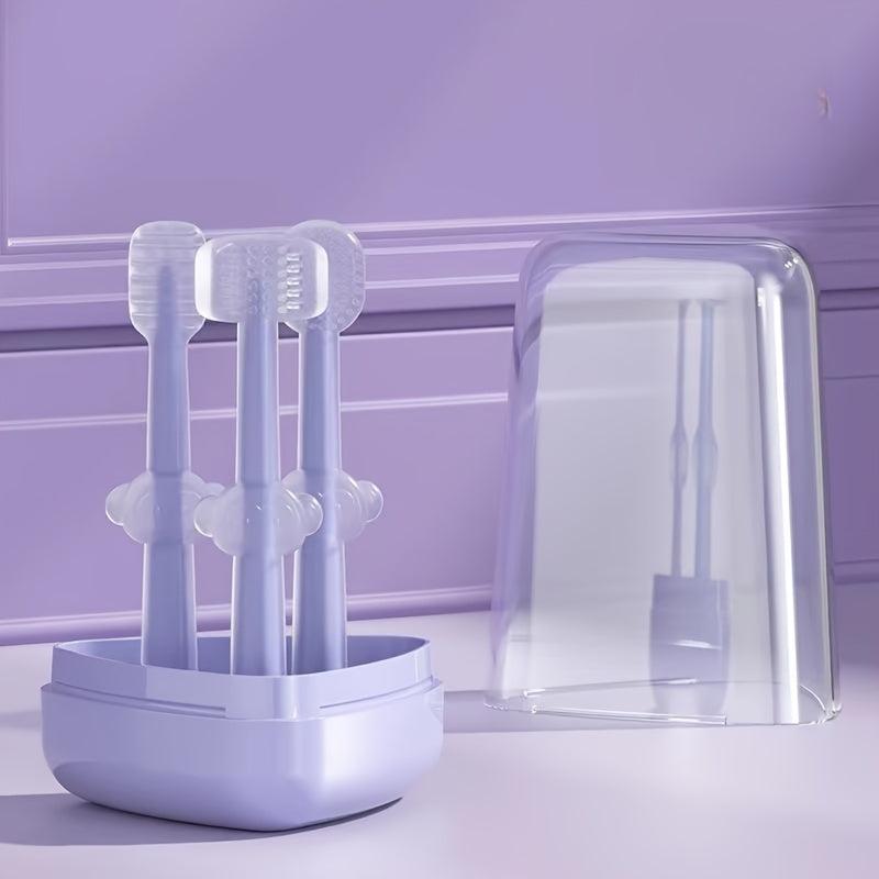 Kitten Pet Silicone Toothbrush Cat Brushing Dog Toothpaste