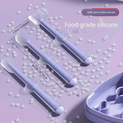 3pcs Silicone Toothbrush Set for Dogs & Cats Dental Care