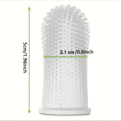 3pcs Silicone Pet Toothbrushes for Cats Dogs Small Animals Teeth Cleaning