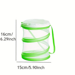 Mini Butterfly Habitat Foldable Popup Terrarium for Butterflies Raising