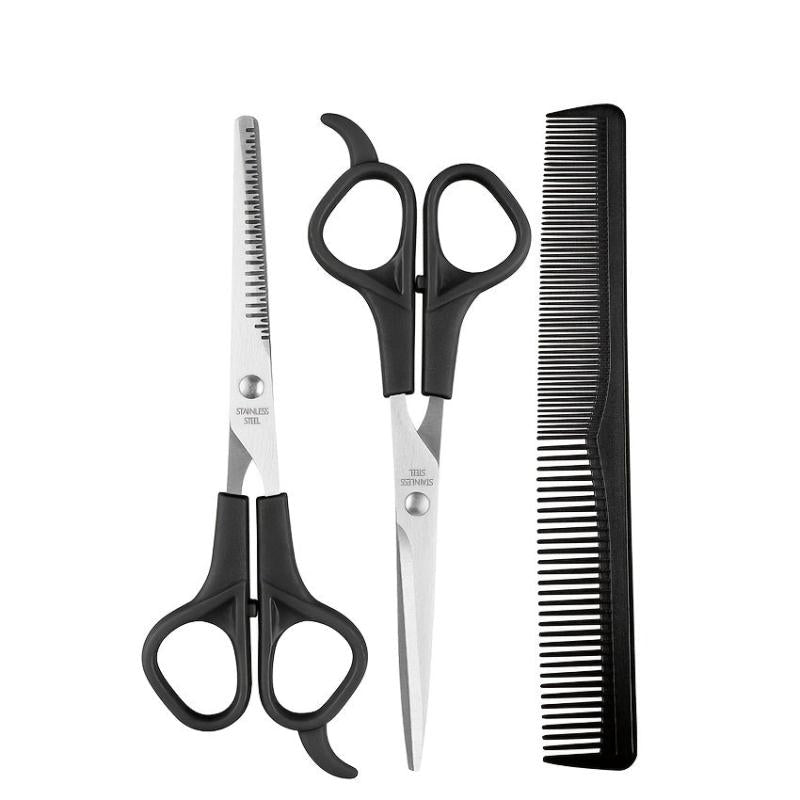 Pet Grooming Scissors Set for Dogs Cats - Thinning, Straight & Curved