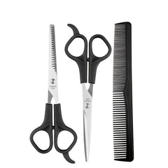 Pet Grooming Scissors Set for Dogs Cats - Thinning, Straight & Curved
