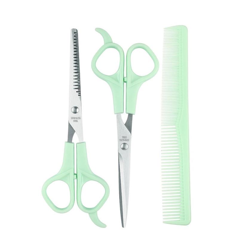 Pet Grooming Scissors Set for Dogs Cats - Thinning, Straight & Curved