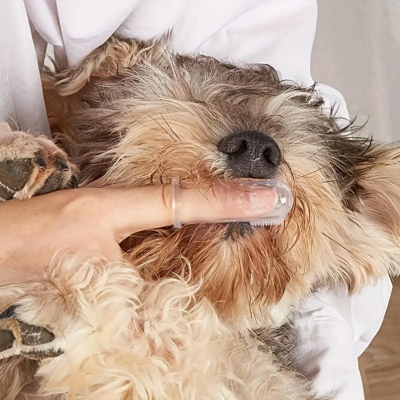 Pet Finger Toothbrush - Easy & Effective for Dog/Cat Teeth