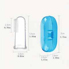 3pcs Transparent Pet Toothbrushes For Dogs Cats Small Pets