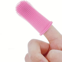 5pcs Soft Silicone Pet Toothbrush 360 Degree Dog Finger Toothbrush