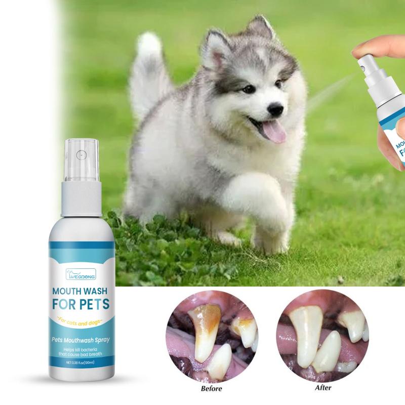 100ml Pet Oral Cleaning Care Spray - Dogs and Cats