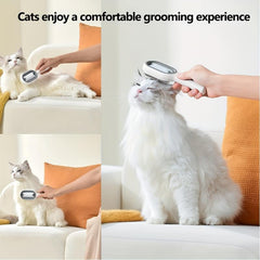 3-In-1 Cat Brushes: Grooming, Massager, Shedding Fur Remover