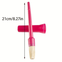 Horseshoe Brush With Pen Cover Pig Hair Hoof Brush With Cover