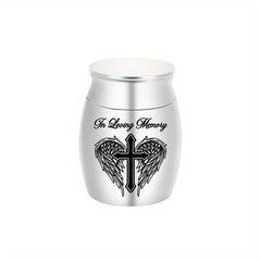 Stainless Steel Pet Urn for Dog or Cat Ashes