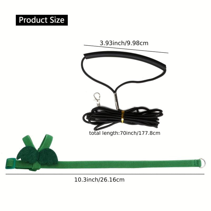 2pcs Parrot Harness and Leash for Training Anti bite Rope