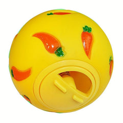 Carrot Pattern Hamster Leaking Toy For Small Pet