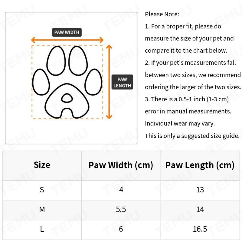 4pcs Waterproof Dog Non slip Socks Breathable Outdoor Accessories