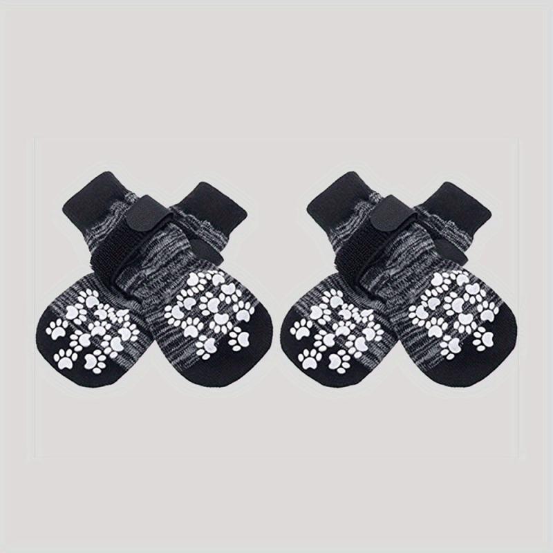 4pcs Waterproof Dog Non slip Socks Breathable Outdoor Accessories