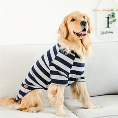 Large Dog Tripe Pattern T Shirt - Dog Apparel