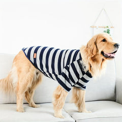 Large Dog Tripe Pattern T Shirt - Dog Apparel