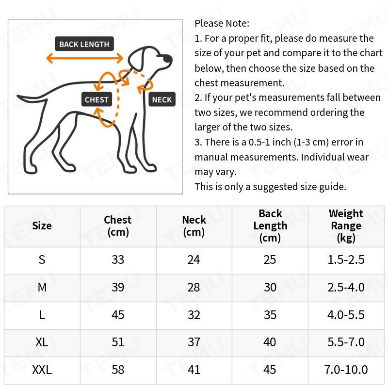 Pet Padded Coat Winter Warm Waterproof Dog Jacket Reflective Small-Medium Dogs