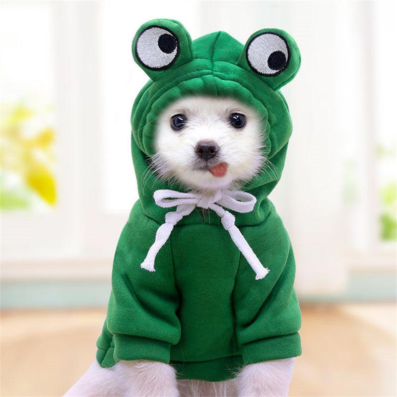 Fruit Dog Hoodie Winter Fleece Pet Clothes
