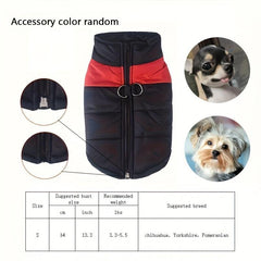 Waterproof Dog Vest Winter Padded Jacket Coat
