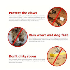 4pcs Waterproof Dog Shoes Non slip Rain Boots Puppy Pet Booties