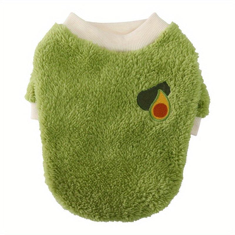 Cartoon Fruit Pet Sweater for Autumn & Winter Dog Clothes