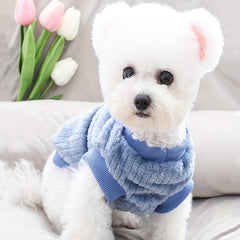 Cold Proof Pet Sweater for Small Dogs Winter Apparel