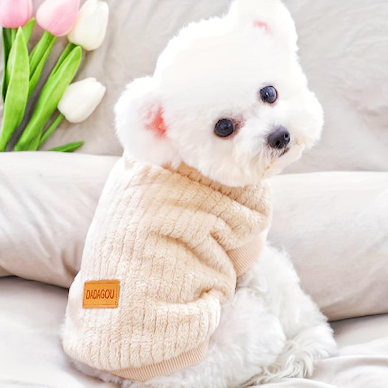 Cold Proof Pet Sweater for Small Dogs Winter Apparel