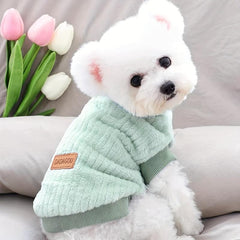 Cold Proof Pet Sweater for Small Dogs Winter Apparel