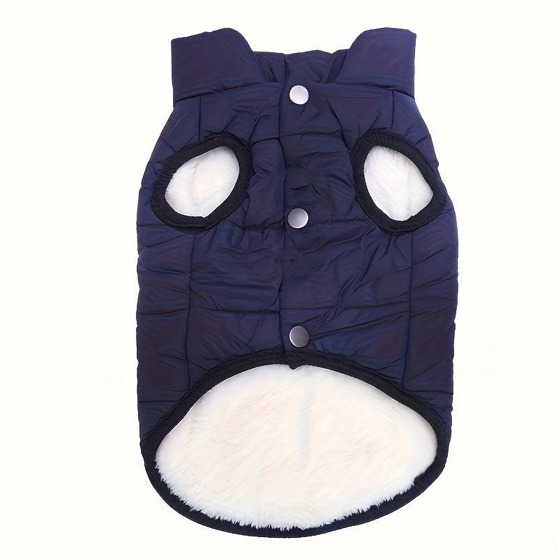 Warm Dog Coat Windproof Fleece Jacket for Small/Medium Dogs