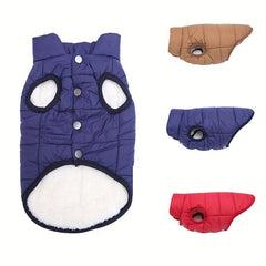Warm Dog Coat Windproof Fleece Jacket for Small/Medium Dogs