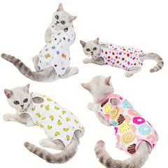 Cat Recovery Suit Pet Surgery Recovery Vest Anti Licking Cat Clothes