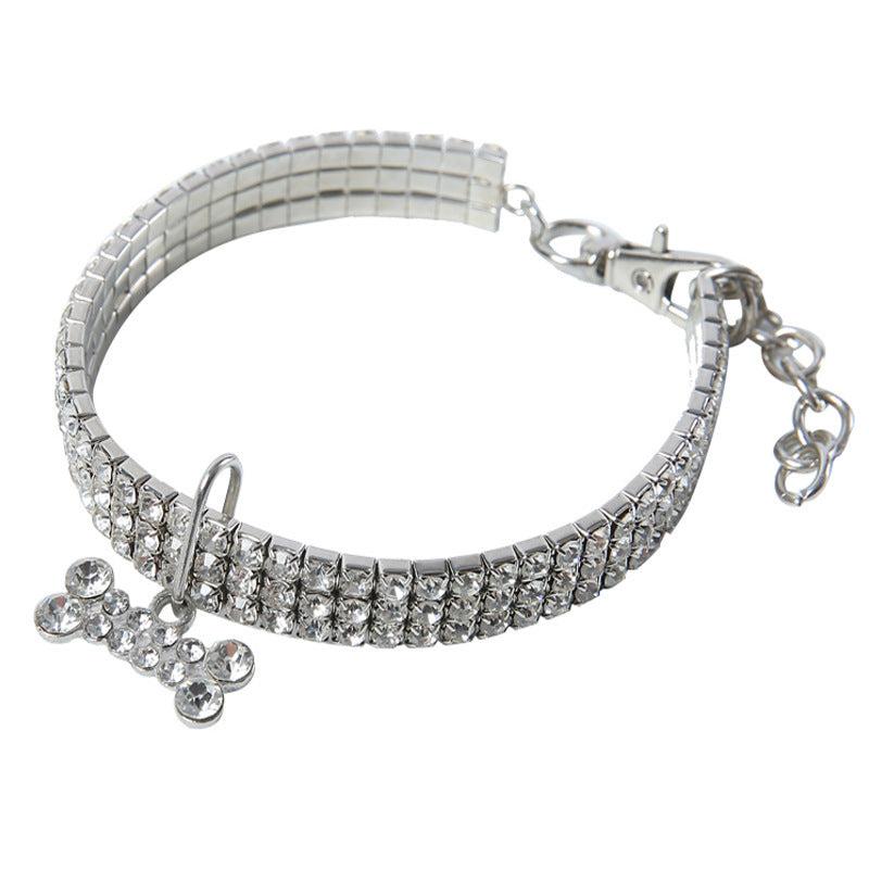 Rhinestone Pet Collar for Cats/Dogs - Party/Wedding Accessory