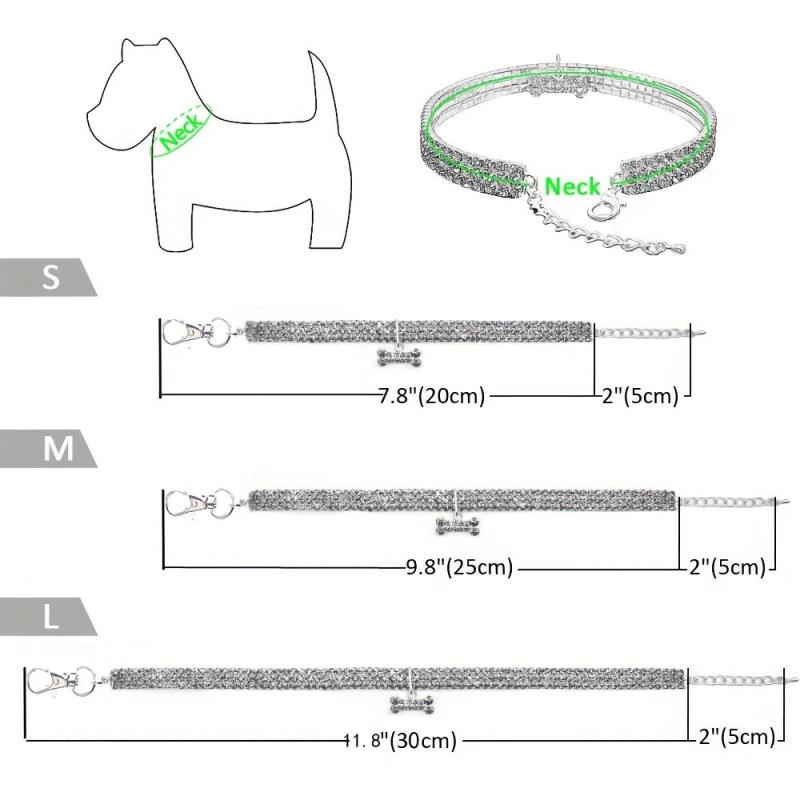 Rhinestone Pet Collar for Cats/Dogs - Party/Wedding Accessory