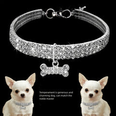 Rhinestone Pet Collar for Cats/Dogs - Party/Wedding Accessory