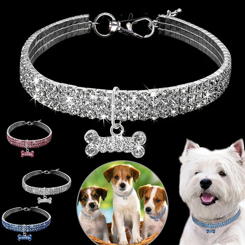 Rhinestone Pet Collar for Cats/Dogs - Party/Wedding Accessory