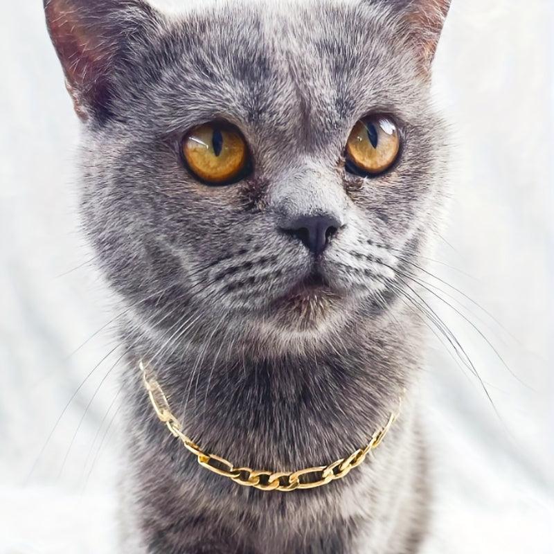 Cat Necklace Aluminum Style Pet Necklace Kitten Decoration Accessories
