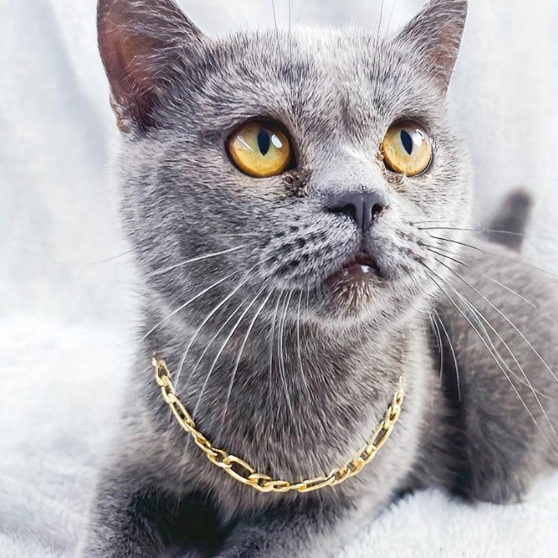 Cat Necklace Aluminum Style Pet Necklace Kitten Decoration Accessories