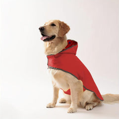 Waterproof Red Raincoat for Dogs