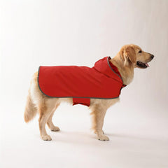 Waterproof Red Raincoat for Dogs