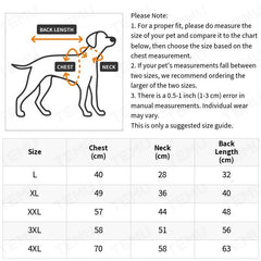Windproof Waterproof Dog Jacket Warm Dog Vest Cold Weather Pets Apparel