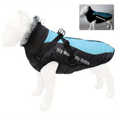 Reflective Dog Jacket Turtleneck Winter Coat