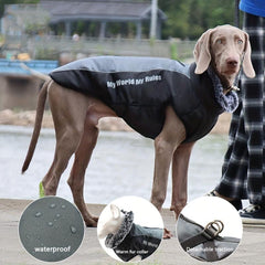 Reflective Dog Jacket Turtleneck Winter Coat
