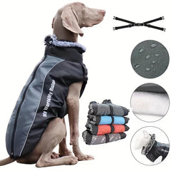 Reflective Dog Jacket Turtleneck Winter Coat