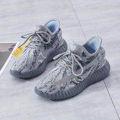 Women's Camo Knit Sneakers Breathable Lightweight Running Shoes